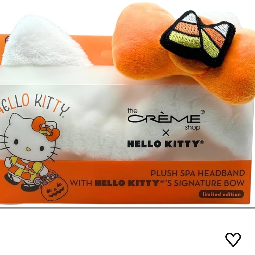 Hello Kitty White and Orange Spa Headband